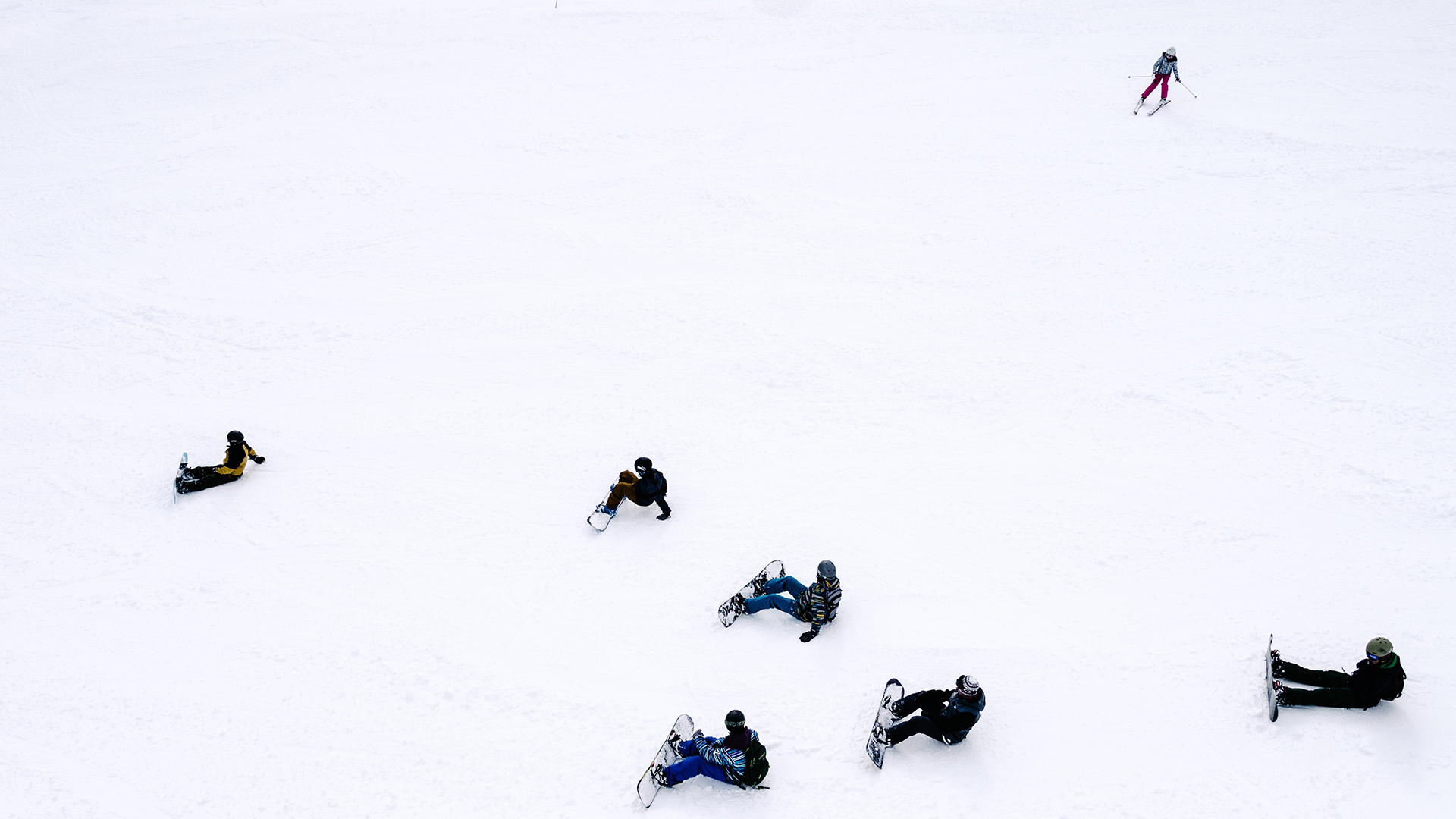 wintersportblessures, snowboarders
